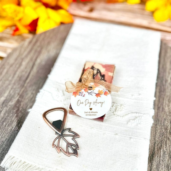 em>Autumn Magic Collection</em> Leaf Design Bottle Openers - Nice Price  Favors