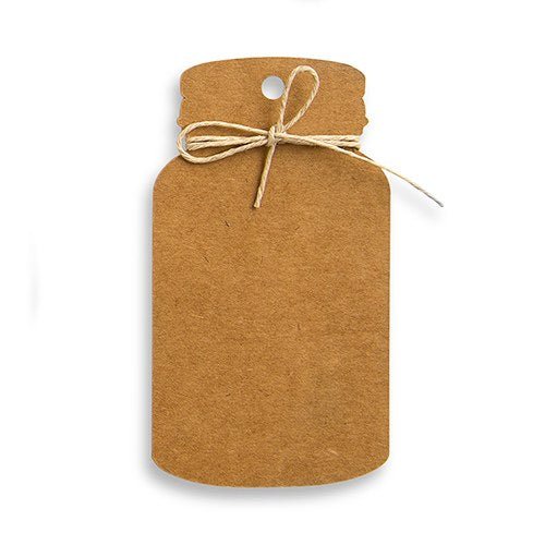 Etiqueta 100pcs Brown Handmade Handmade Hang Label Wedding Favor Regalo  Postre Etiquetas Ropa Joyería Precios (Hecho a mano con amor) :  : Oficina y papelería