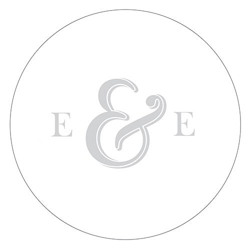 Black & White Monogram Stickers