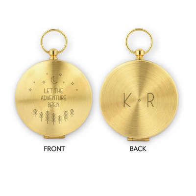 Gold Compass Wedding Favor (Set of 6)