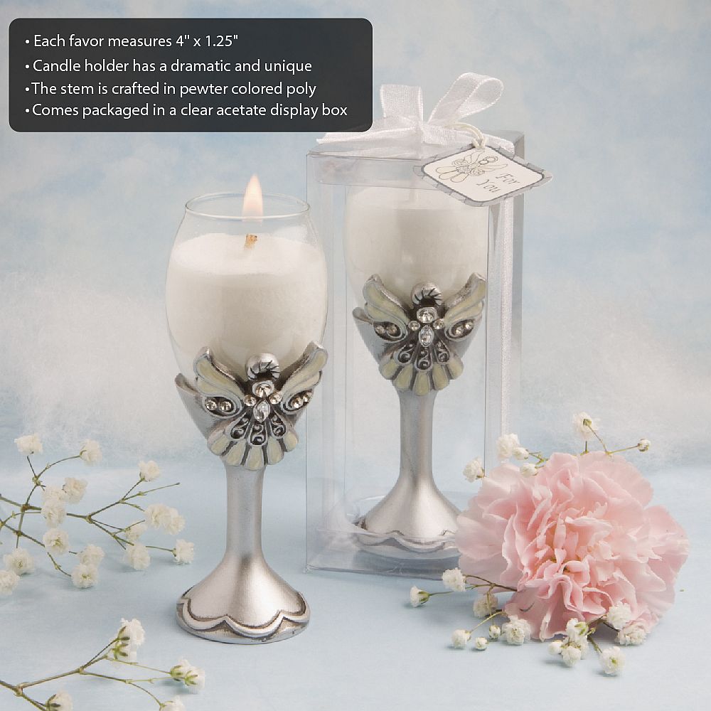 Angel Champagne Flute Candle