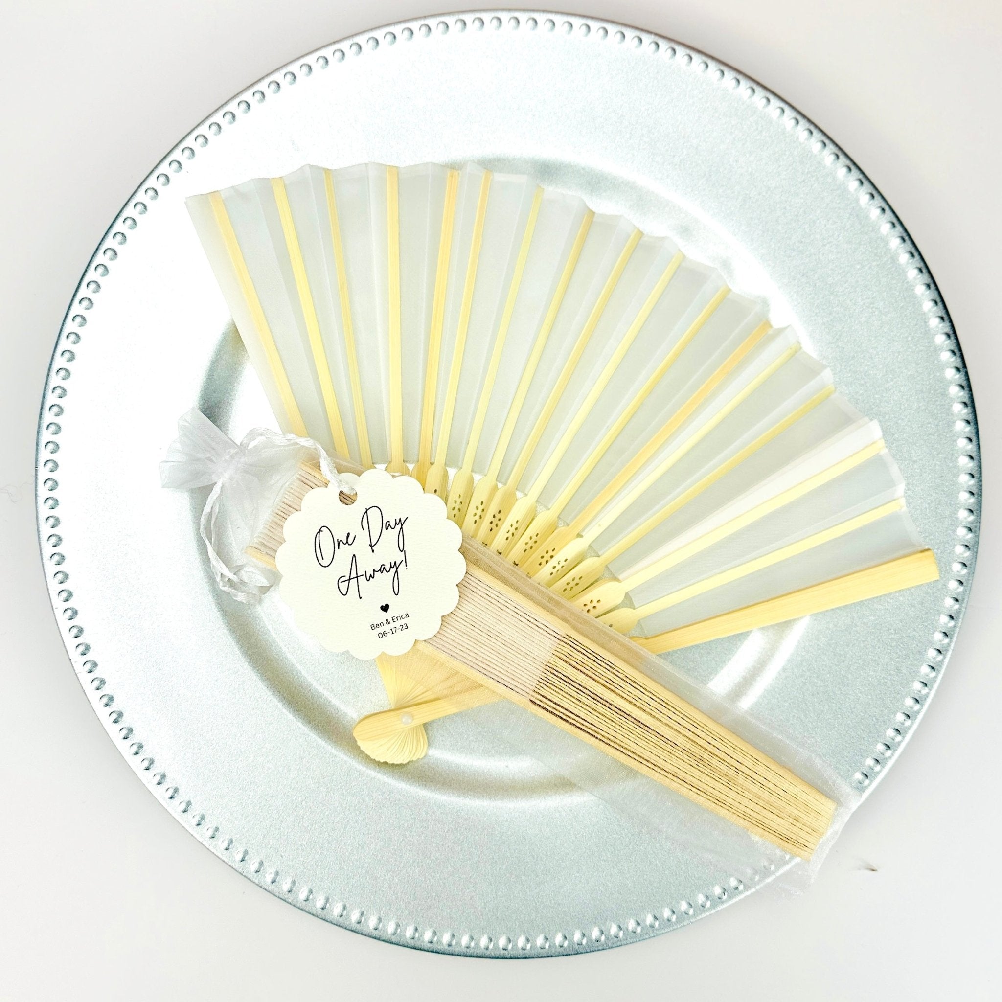 Our Biggest Fans Hand Fan - Forever Wedding Favors