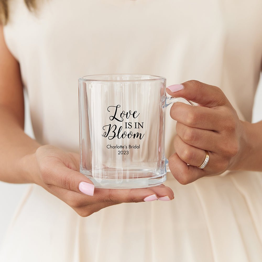 Glass Coffee Mug, Clear Glass Mug, Bridesmaid Proposal