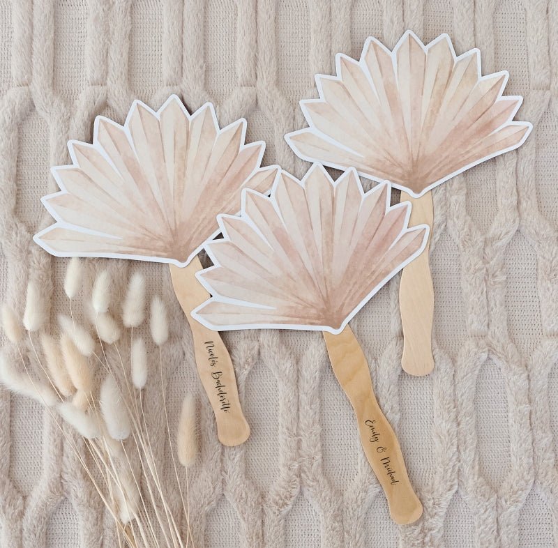 Our Biggest Fans Hand Fan - Forever Wedding Favors