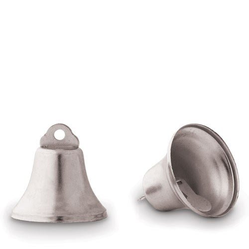Silver Cow Bell 4 inch Height Multipurpose Craft DIY Projects Supplies Favors