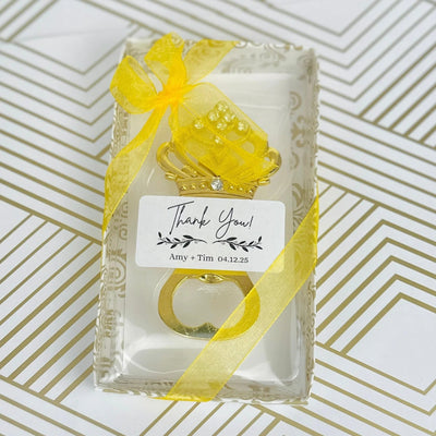 Our Thanks Labels - Forever Wedding Favors