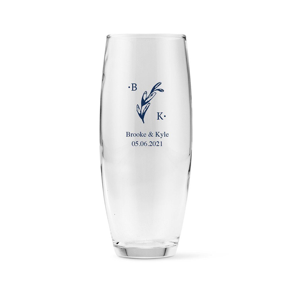 Personalized Stemless Champagne Glasses